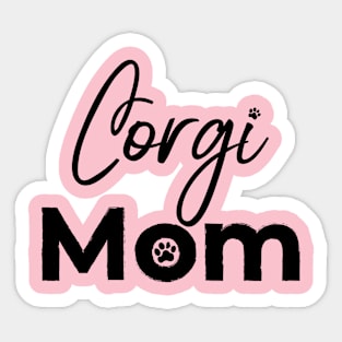 Corgi Mom Sticker